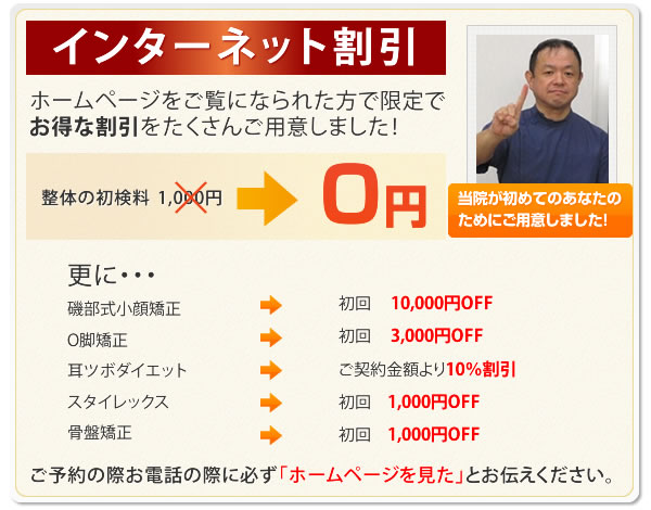 インターネット割引